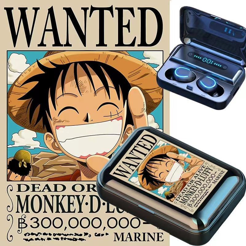 Luffy/Zoro Bluetooth 5.0 Headphones - Wireless Lossless Audio Earphones, Noise Reduction