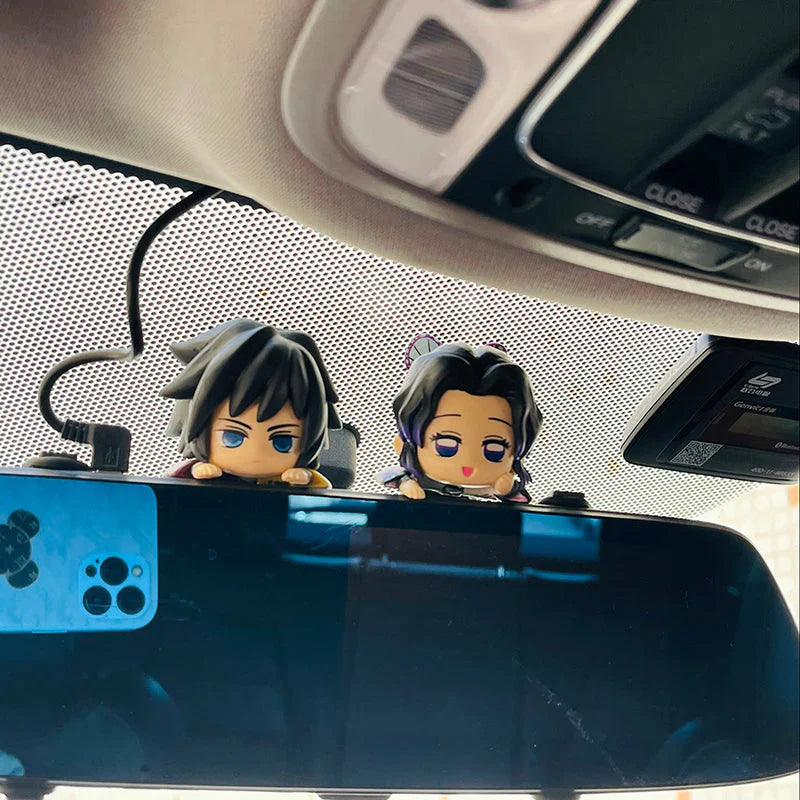 Demon Slayerr Kamado Tanjirou 3 - Pose Car Dashboard Figures - Sitting/Sleeping/Standing Anime Decor