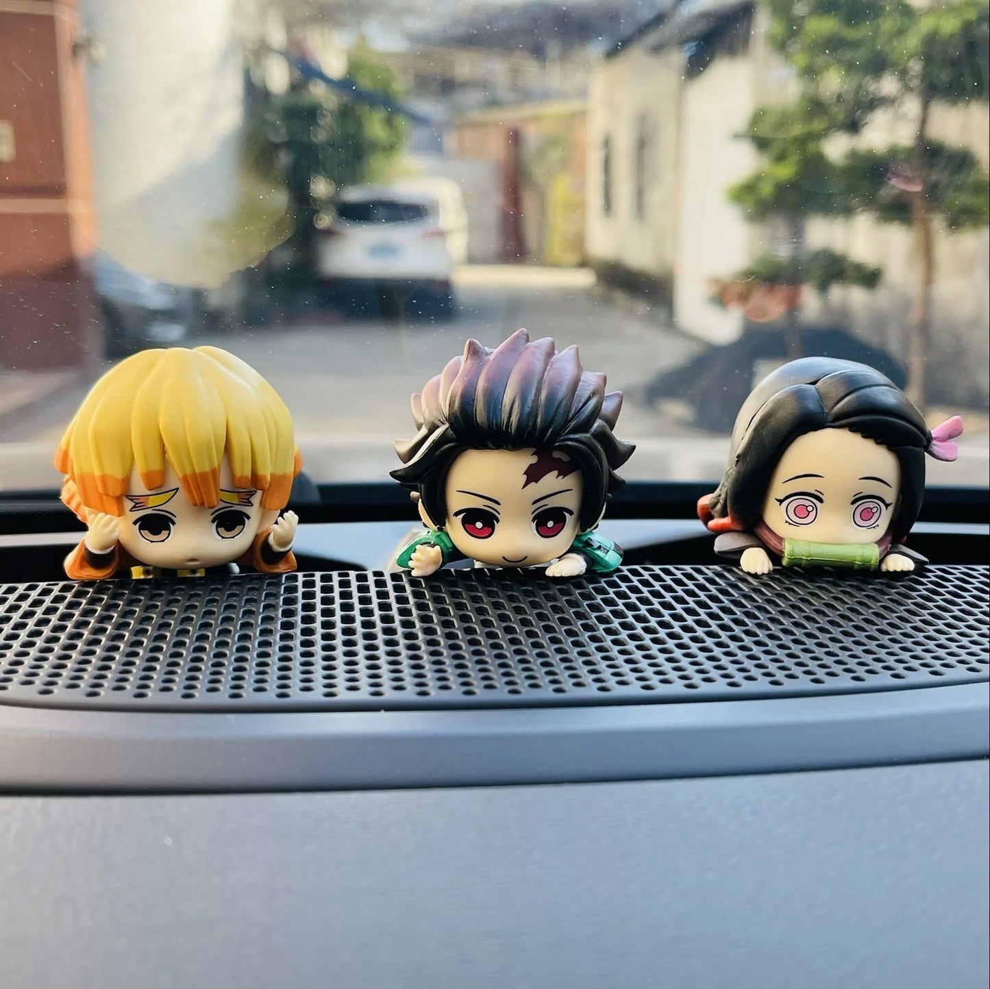 Demon Slayerr Kamado Tanjirou 3 - Pose Car Dashboard Figures - Sitting/Sleeping/Standing Anime Decor