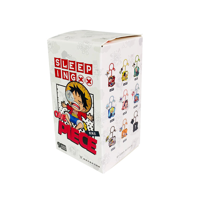 One Piecee 12 - Character Cute Cartoon Keychain Blind Box Set - Collectible Anime Charms Bundle
