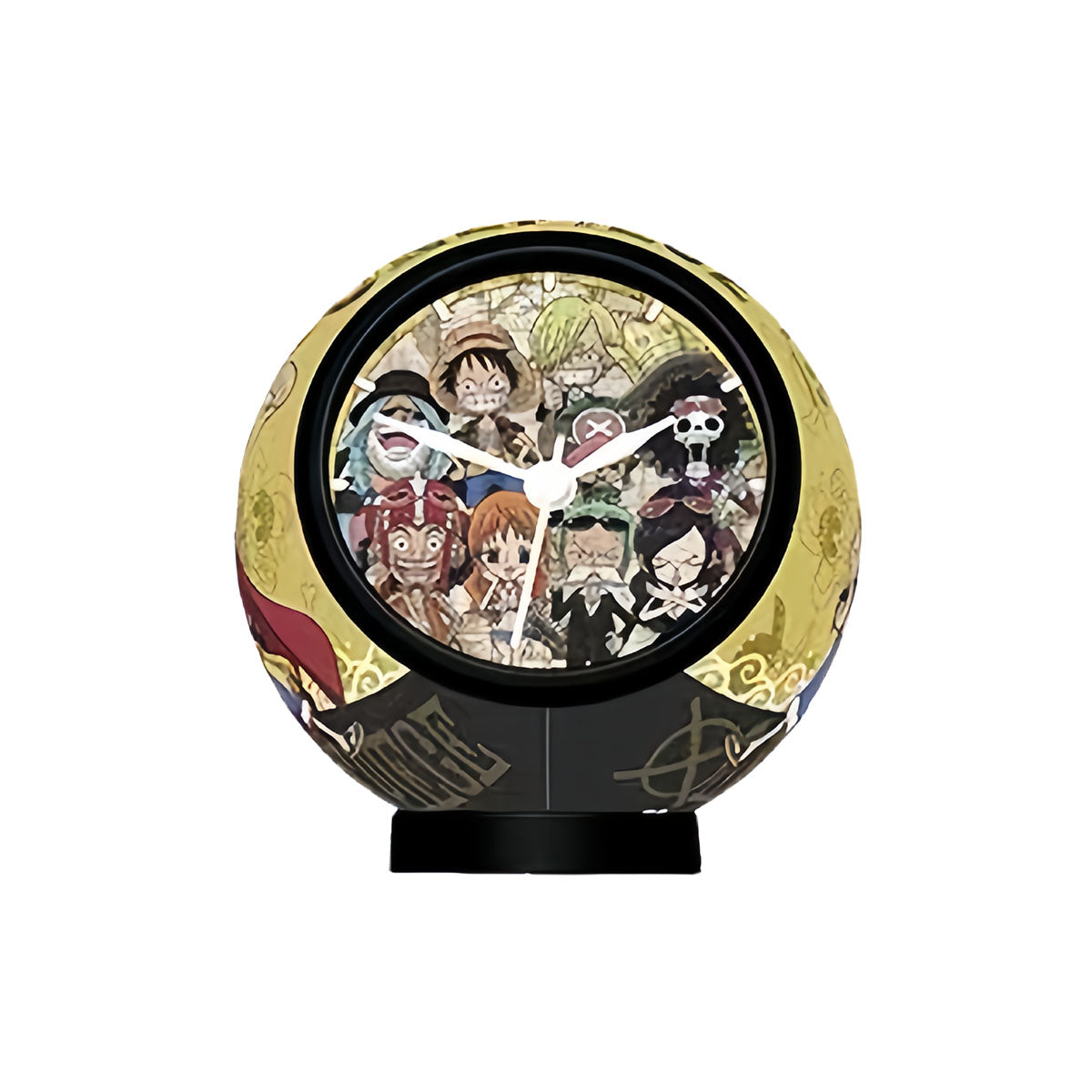 One Piecee Luffy 3D Puzzle Clock - DIY Creative Timepiece, Exquisite Decor for Anime Rooms KC1011