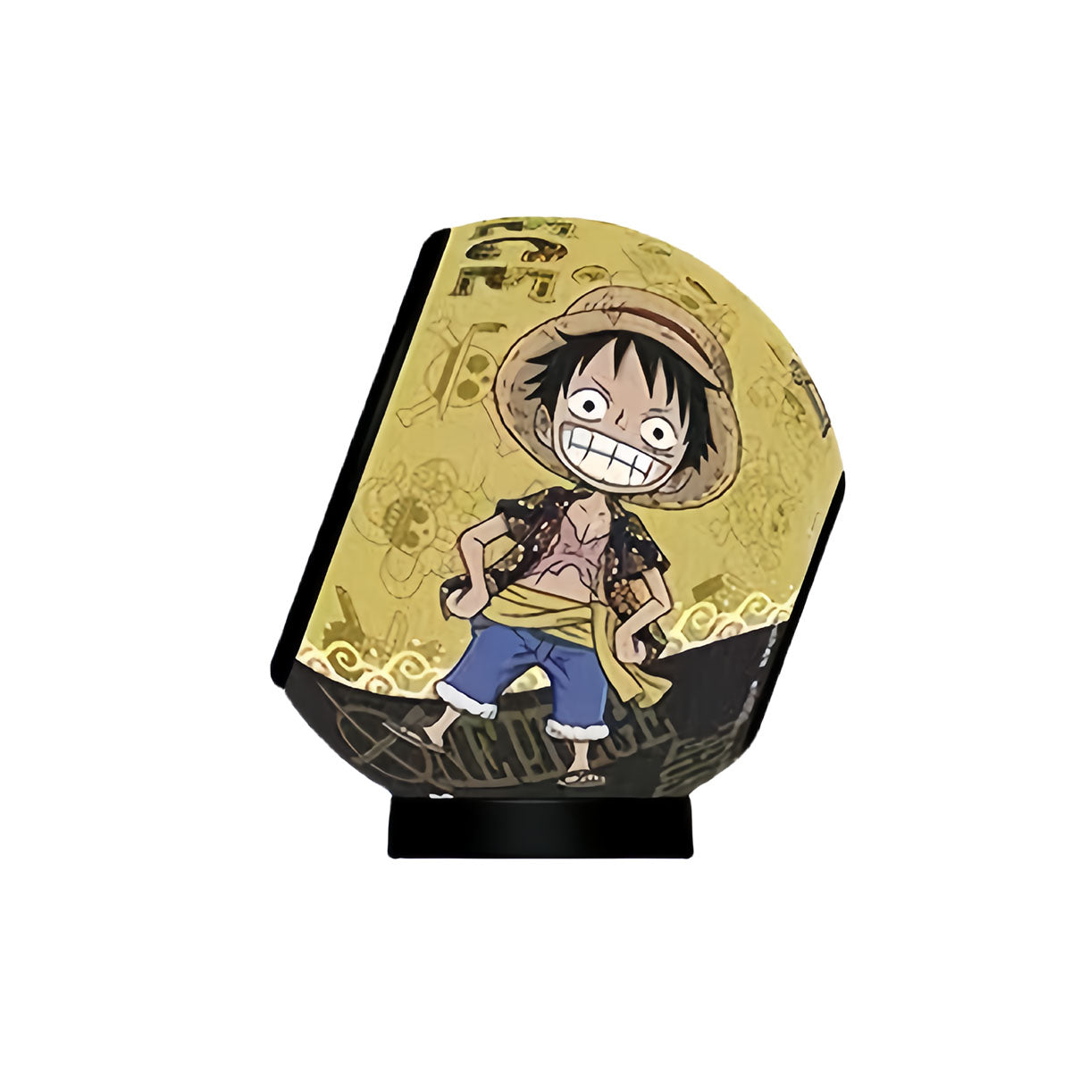 One Piecee Luffy 3D Puzzle Clock - DIY Creative Timepiece, Exquisite Decor for Anime Rooms KC1011