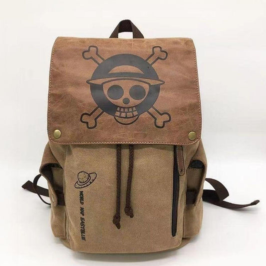 Anime Oversized Sturdy Backpack - Large Capacity, One Piece/Naruto/Demon Slayer/Attack on Titan/Tokyo Ghoul Merch, for School, Travel, Work