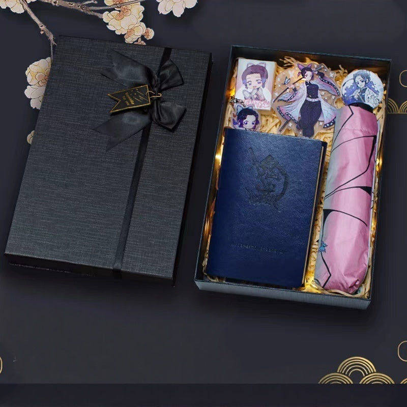 Demon Slayer Gift Box: Notebook & Anime Umbrella – For Fans Who Live the Fandom!