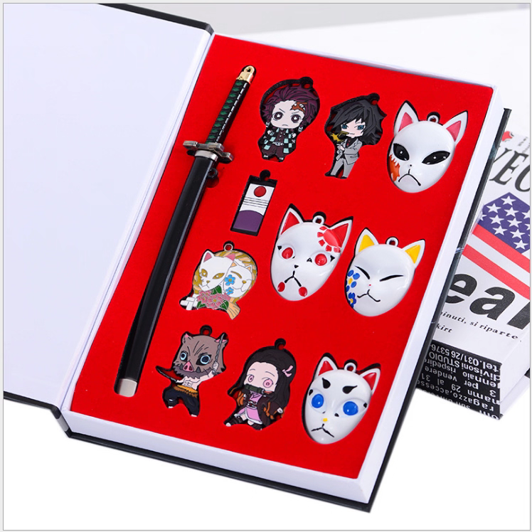 Demon Slayer Kamado Tanjirou Metal Pendant - Anime Model Necklace, Nichirin Sword Design