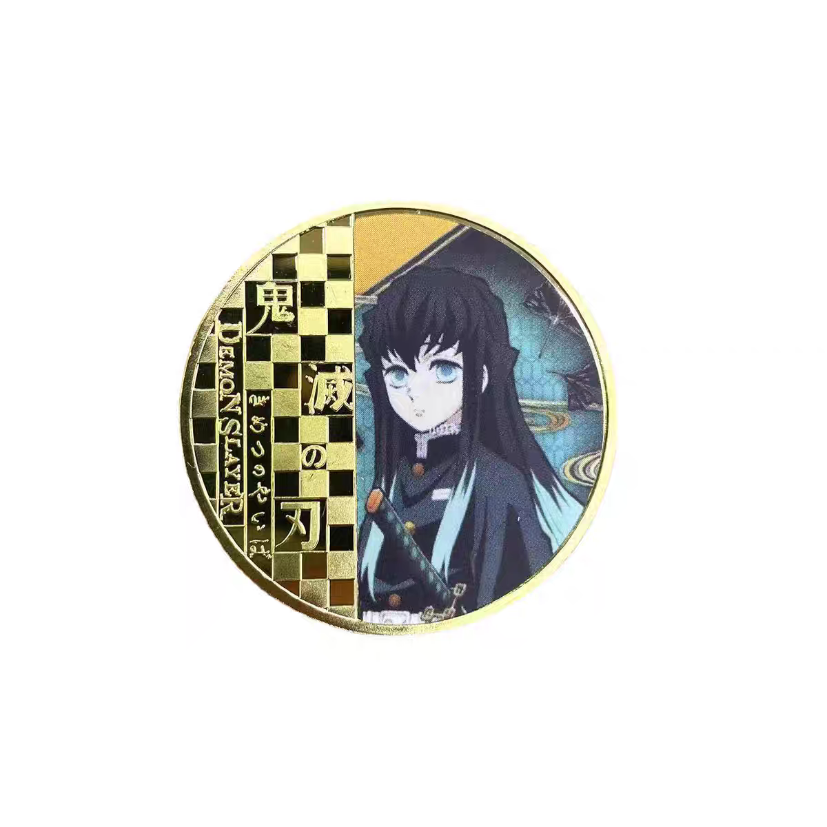 Demon Slayerr Tanjirou 24K Gold Plated Official Bank Coins - Limited Edition Commemorative Collection