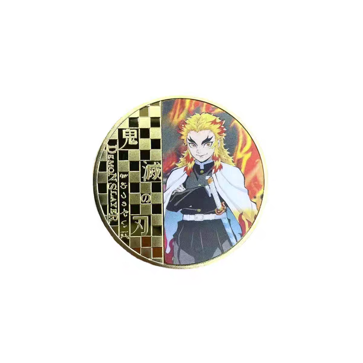 Demon Slayerr Tanjirou 24K Gold Plated Official Bank Coins - Limited Edition Commemorative Collection