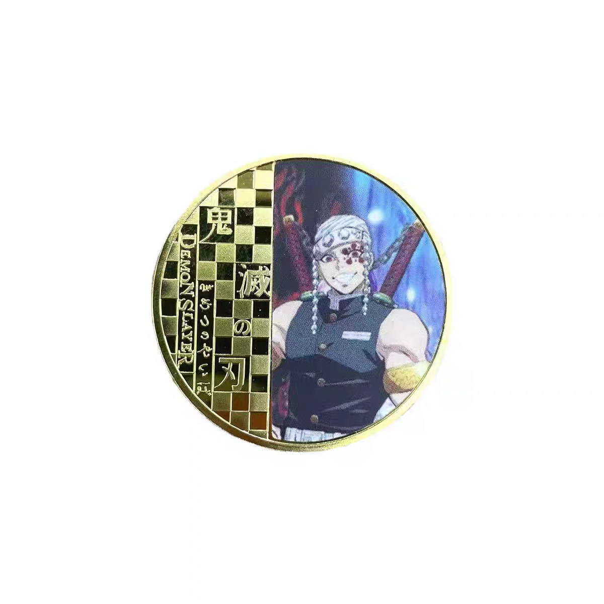 Demon Slayerr Tanjirou 24K Gold Plated Official Bank Coins - Limited Edition Commemorative Collection