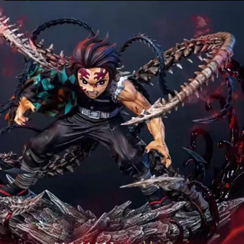 Kamado Tanjirou character combat pose 1:1 decoration model hand toy ornaments