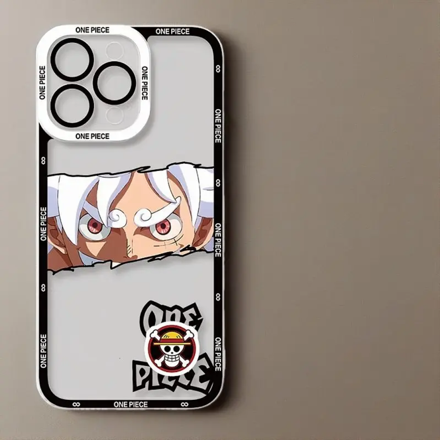 Luffy/Zoro iPhone silicone crash-resistant phone case