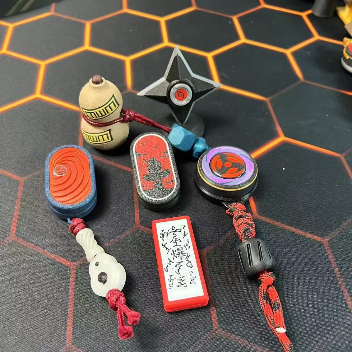 Naruto Itachi/Obito/Gaara EDC Push Cards - Ninja-Inspired Stress Relief Fidget Toys