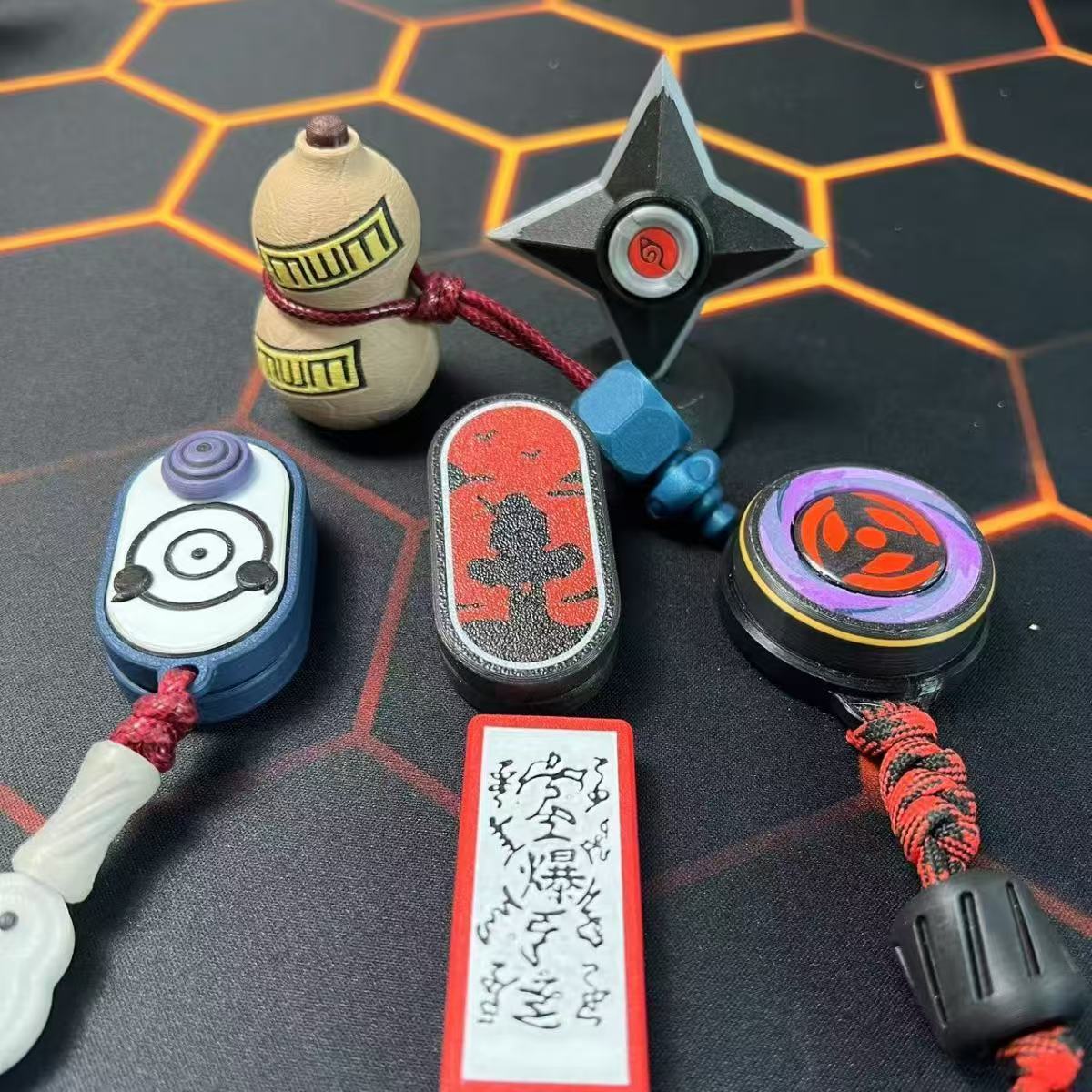 Naruto Itachi/Obito/Gaara EDC Push Cards - Ninja-Inspired Stress Relief physical object