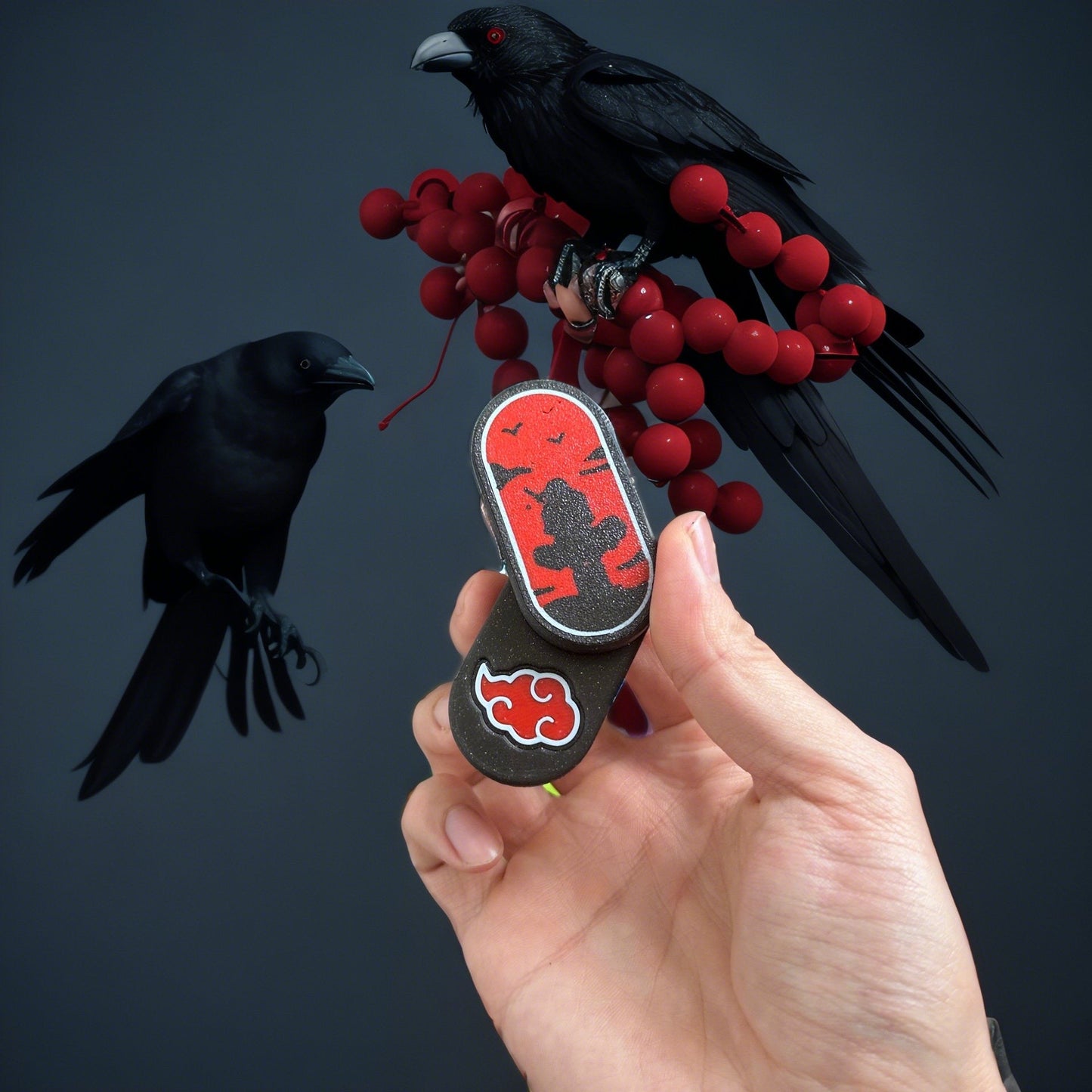 Naruto Itachi/Obito/Gaara EDC Push Cards - Ninja-Inspired Stress Relief physical object