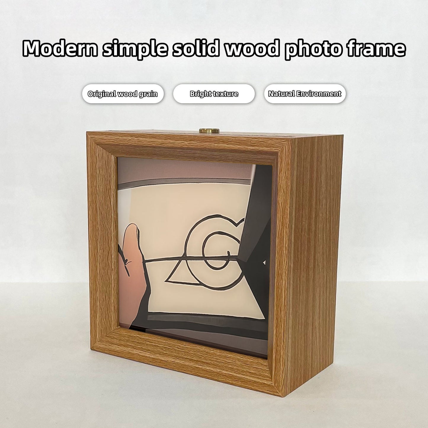 Naruto Itachi/Sasuke Luminous Decorative Painting - Solid Wood Frame, Small Night Light Wall Art
