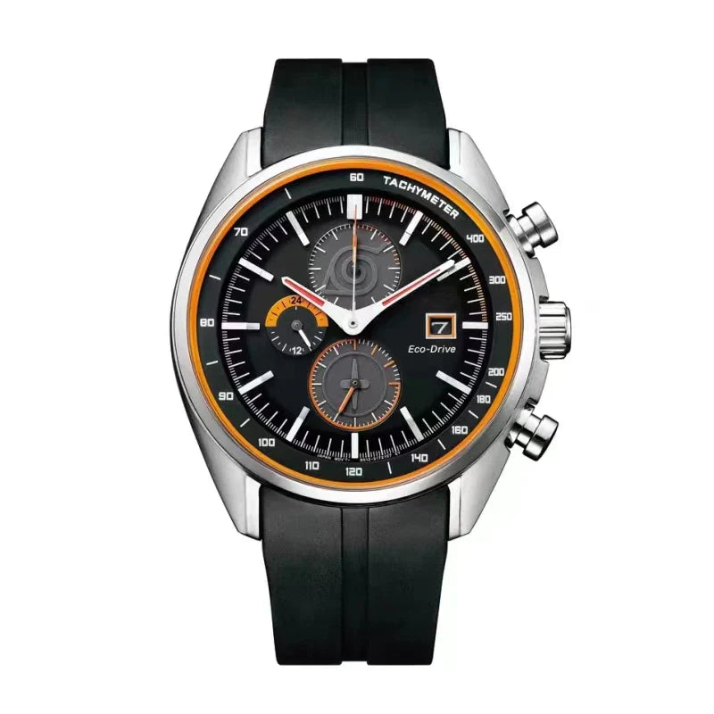 Naruto Uzumaki Analog Quartz Watch - 100M Waterproof, Unisex Sports Design, Anime Dial, Durable Strap.