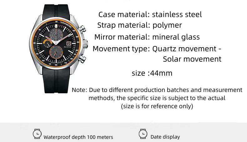 Uzumaki Analog Quartz Watch - 100M Waterproof, Unisex Sports Watch
