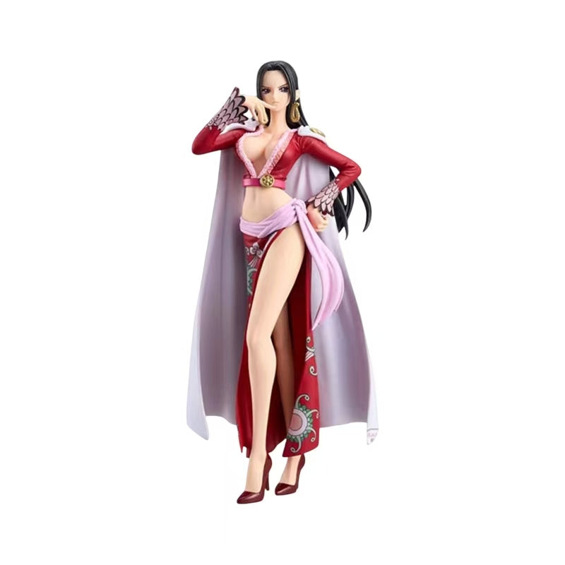 One Piece Luffy Nami HancockFigurine - Garage Kit, Collectible Anime Statue, Desktop Decor