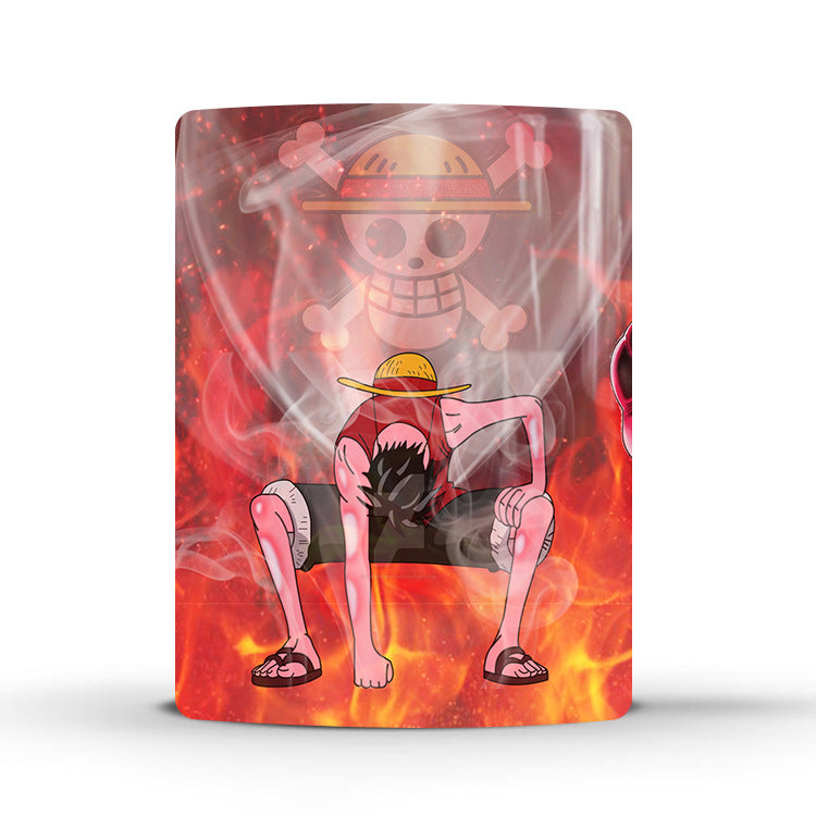 One Piece Luffy/Zoro/Chopper Heat-Changing Mug - Ceramic, Anime Design, Hot Beverage Cup