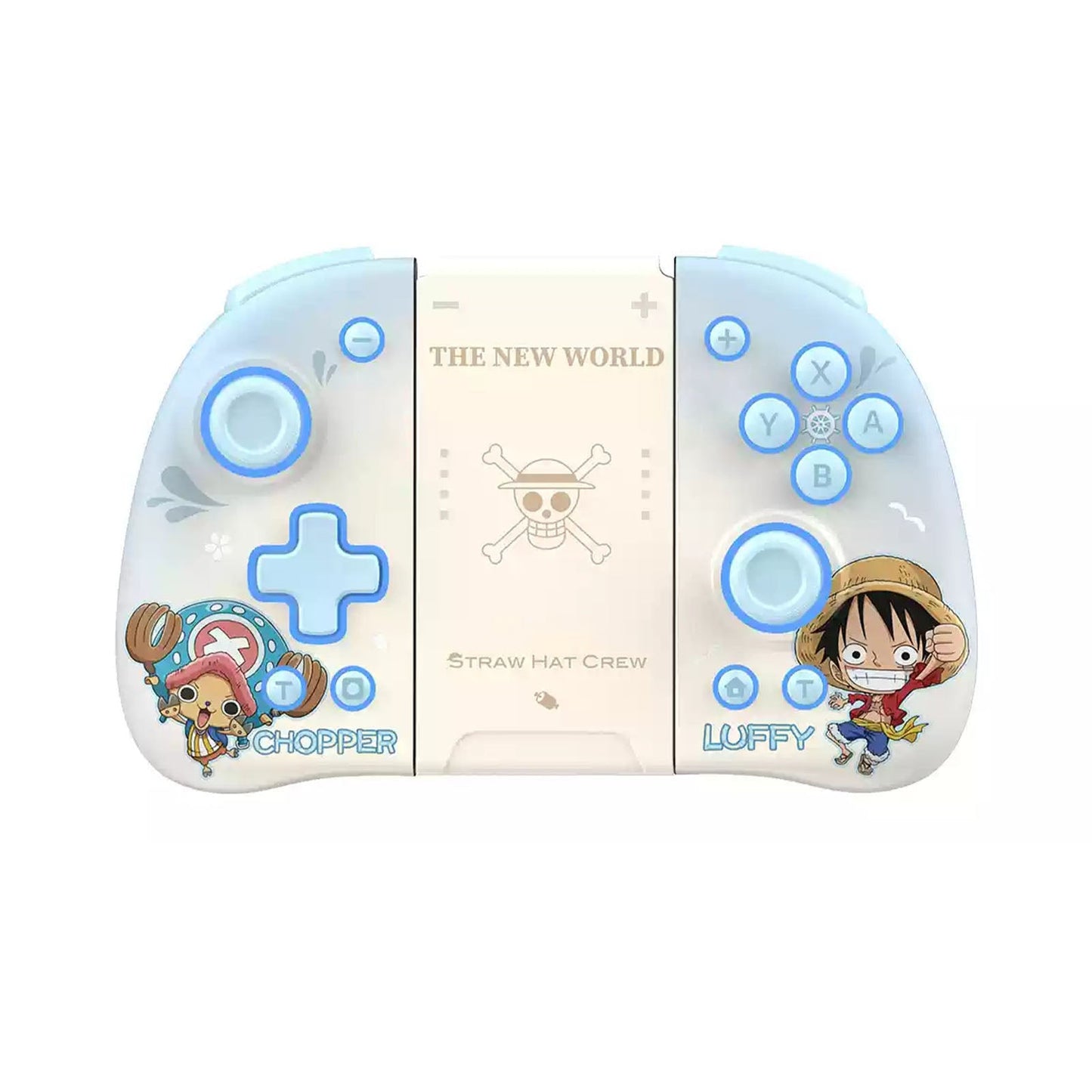 One Piece Luffy/Chopper Wireless Switch Controller - Adjustable LED Lights, Ambidextrous Gamepad for Nintendo Switch