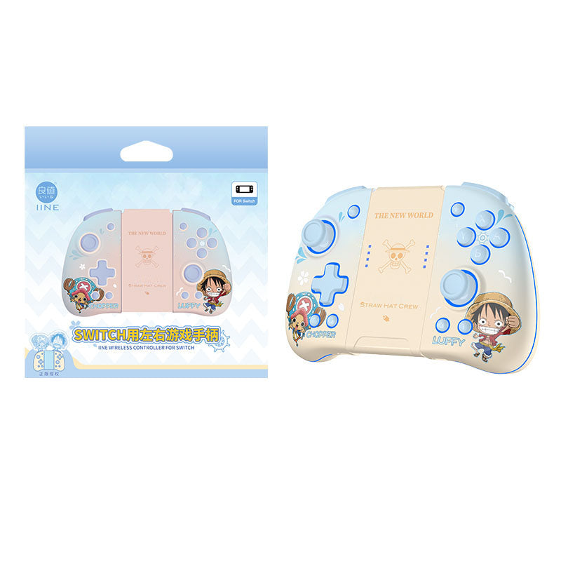 One Piece Luffy/Chopper Wireless Switch Controller - Adjustable LED Lights, Ambidextrous Gamepad for Nintendo Switch