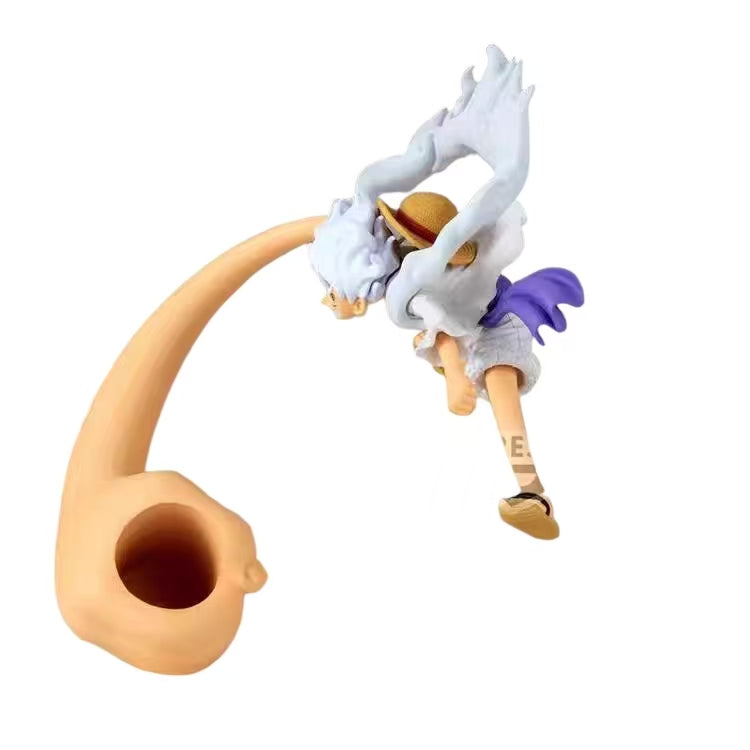 One Piece Luffy (Nika Form) Figurine - Garage Kit, Collectible Anime Statue, Desktop Decor