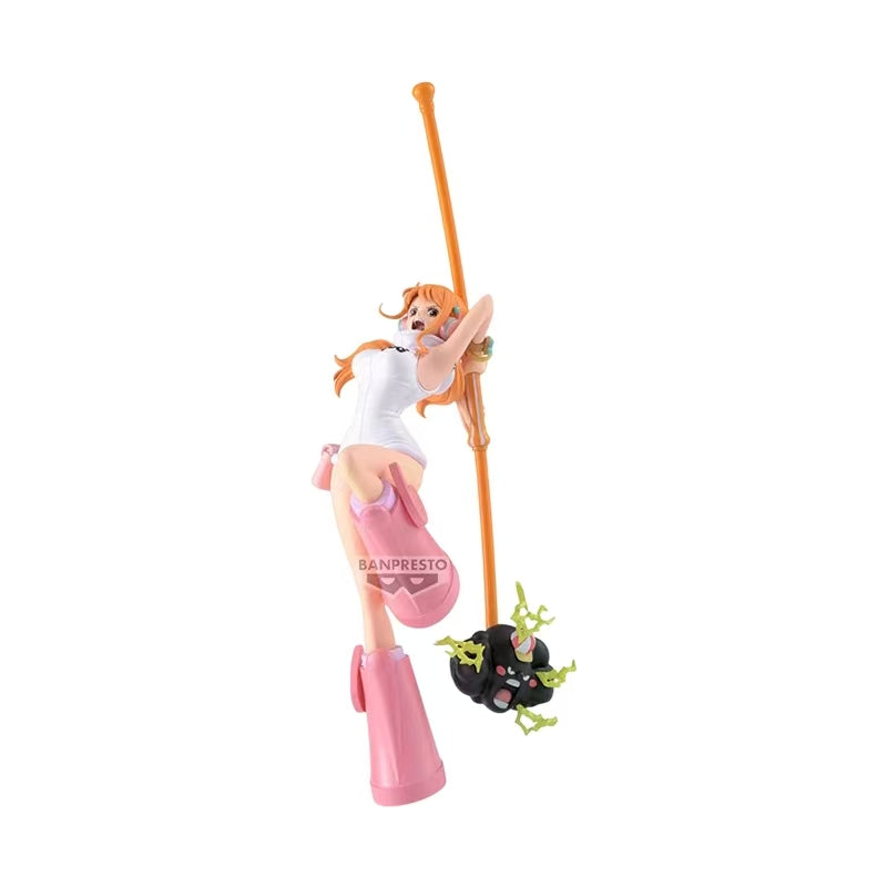 One Piece Luffy nami Figurine - Garage Kit, Collectible Anime Statue, Desktop Decor