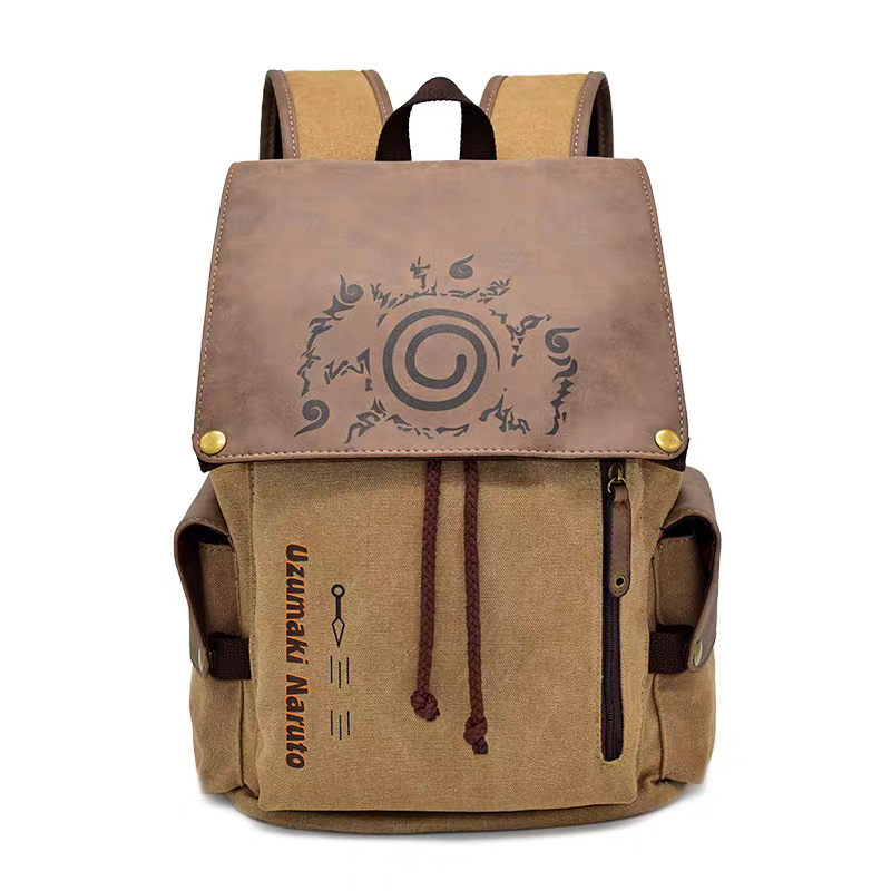 Anime Oversized Sturdy Backpack - Large Capacity, One Piece/Naruto/Demon Slayer/Attack on Titan/Tokyo Ghoul Merch, for School, Travel, Work