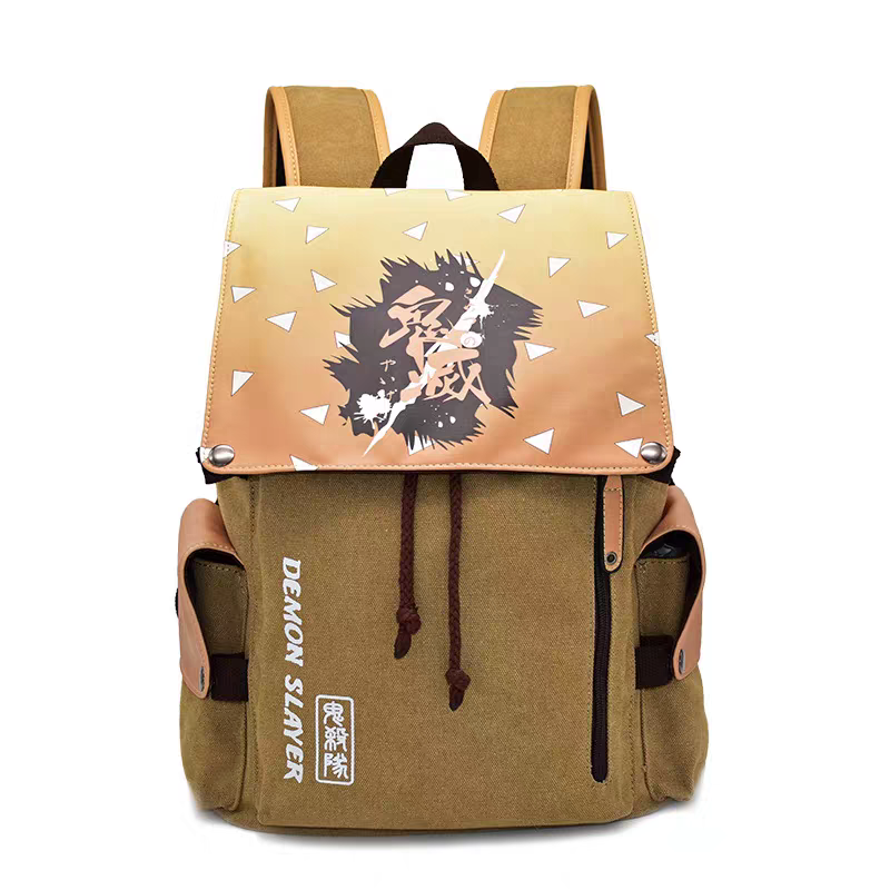 Anime Oversized Sturdy Backpack - Large Capacity, One Piece/Naruto/Demon Slayer/Attack on Titan/Tokyo Ghoul Merch, for School, Travel, Work