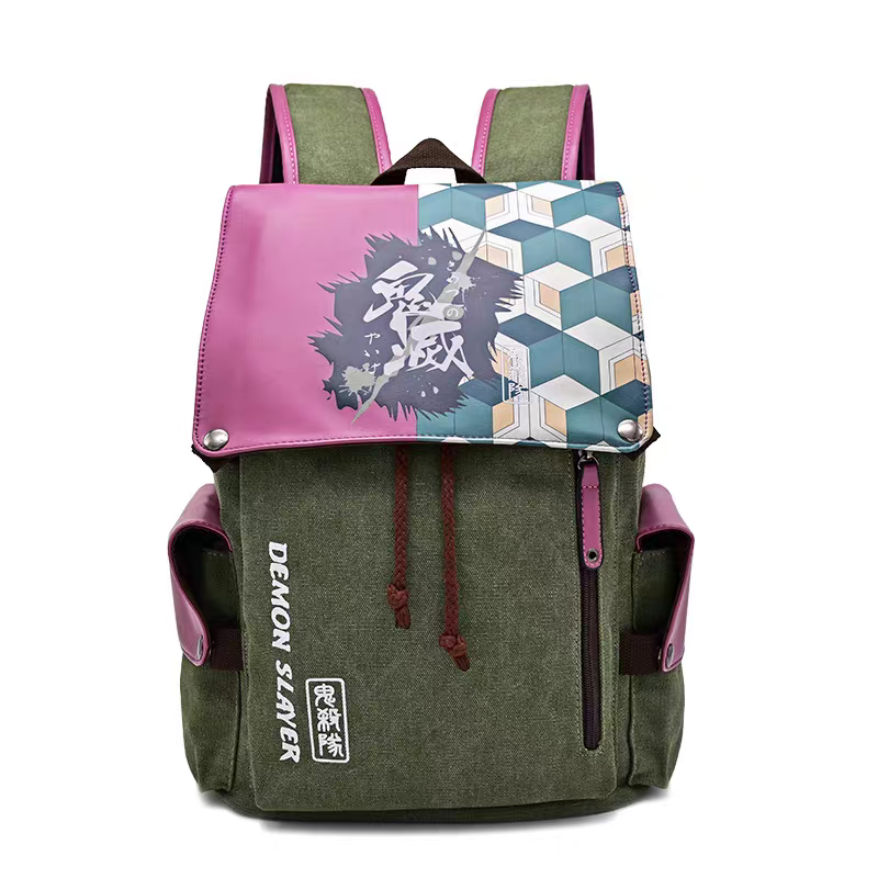 Anime Oversized Sturdy Backpack - Large Capacity, One Piece/Naruto/Demon Slayer/Attack on Titan/Tokyo Ghoul Merch, for School, Travel, Work