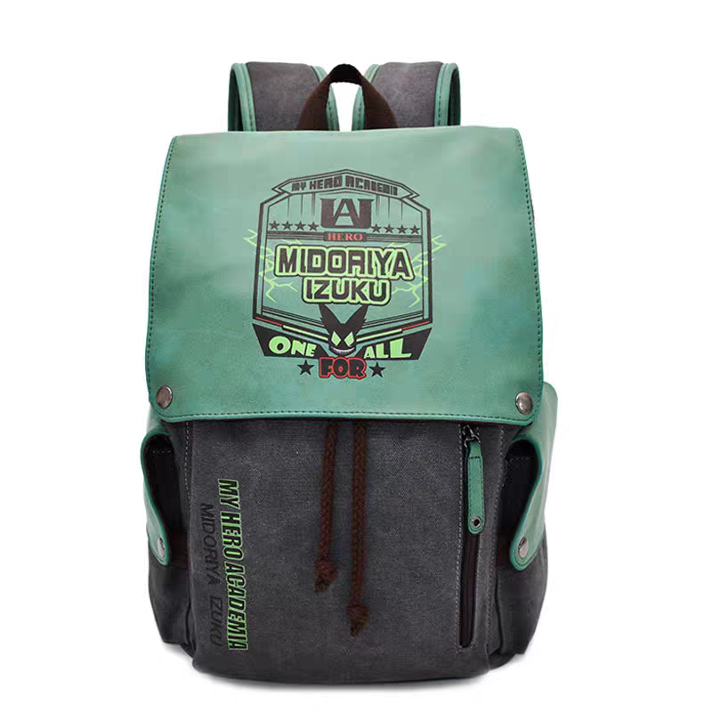 Anime Oversized Sturdy Backpack - Large Capacity, One Piece/Naruto/Demon Slayer/Attack on Titan/Tokyo Ghoul Merch, for School, Travel, Work