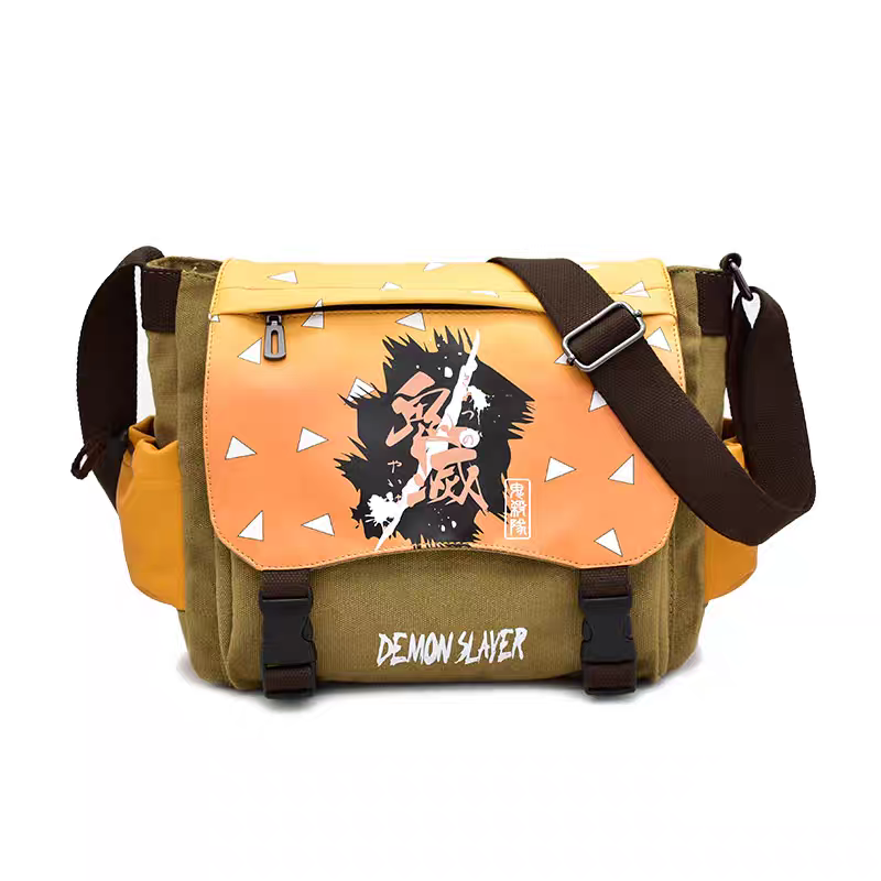 Oversized Sturdy Sling Bag - Large Capacity Anime Merch, for School/Travel/Work