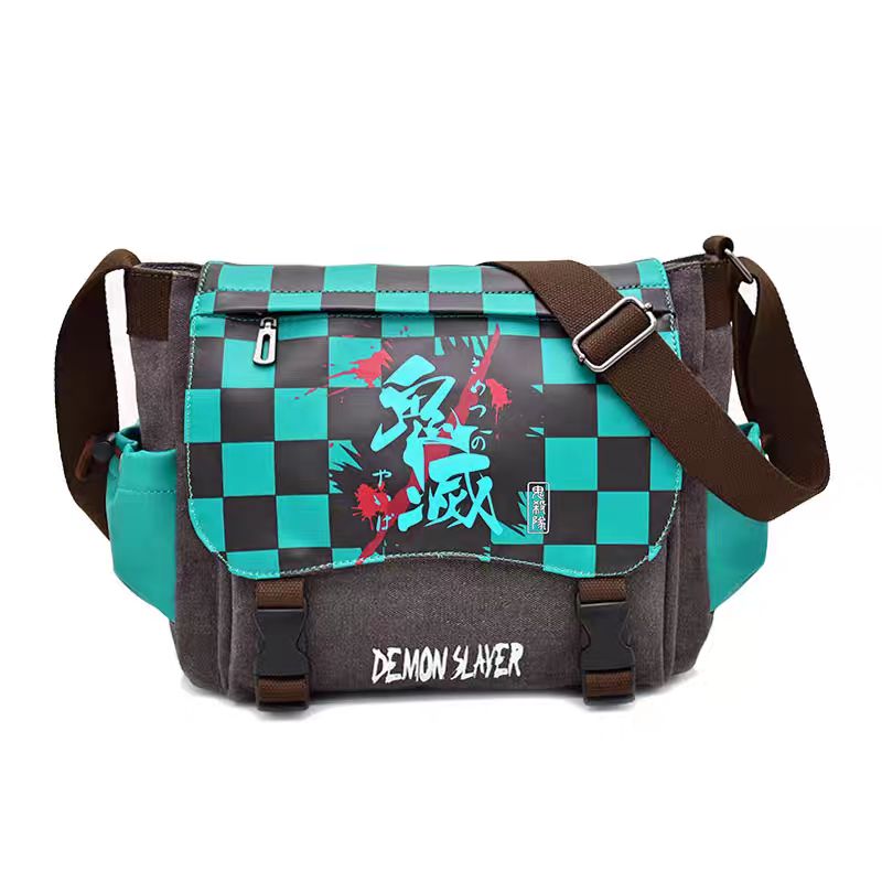 Oversized Sturdy Sling Bag - Large Capacity Anime Merch, for School/Travel/Work