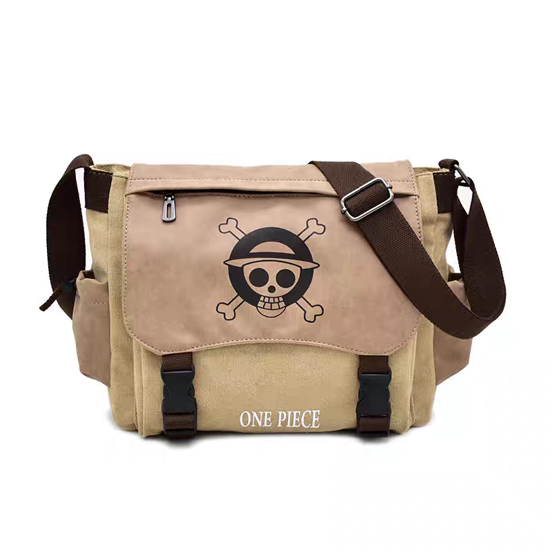 Oversized Sturdy Sling Bag - Large Capacity Anime Merch, for School/Travel/Work