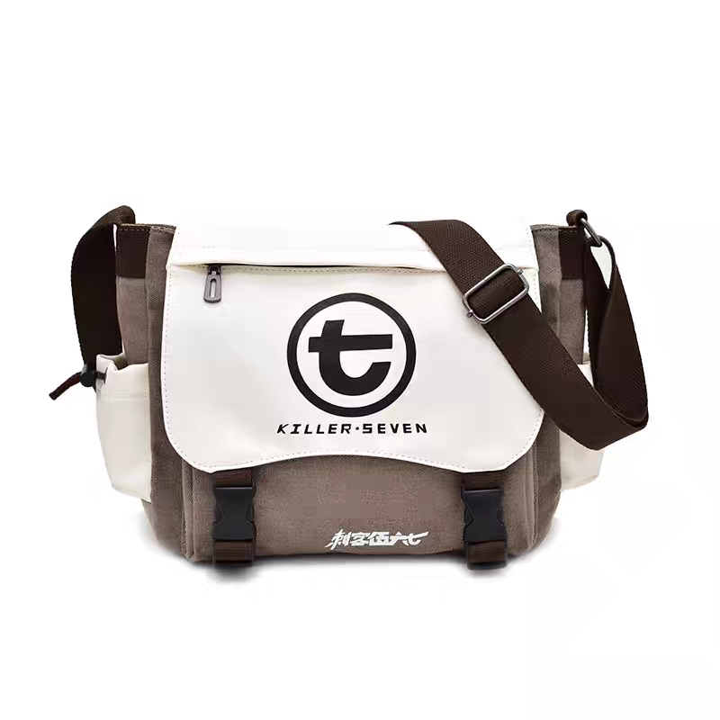 Oversized Sturdy Sling Bag - Large Capacity Anime Merch, for School/Travel/Work