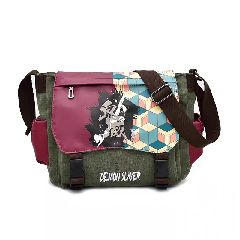 Oversized Sturdy Sling Bag - Large Capacity Anime Merch, for School/Travel/Work