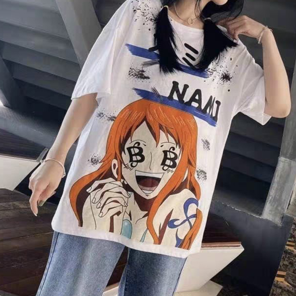 Luffy/Ace/Zoro/Nami/Chopper Couple T - Shirts - Summer Short Sleeve, Cool Anime Prints, Unisex Fit