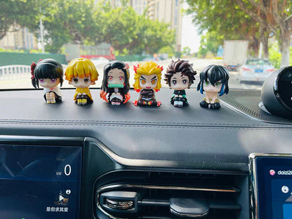 Demon Slayerr Kamado Tanjirou 3 - Pose Car Dashboard Figures - Sitting/Sleeping/Standing Anime Decor