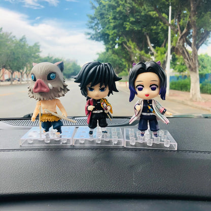 Demon Slayerr Kamado Tanjirou 3 - Pose Car Dashboard Figures - Sitting/Sleeping/Standing Anime Decor