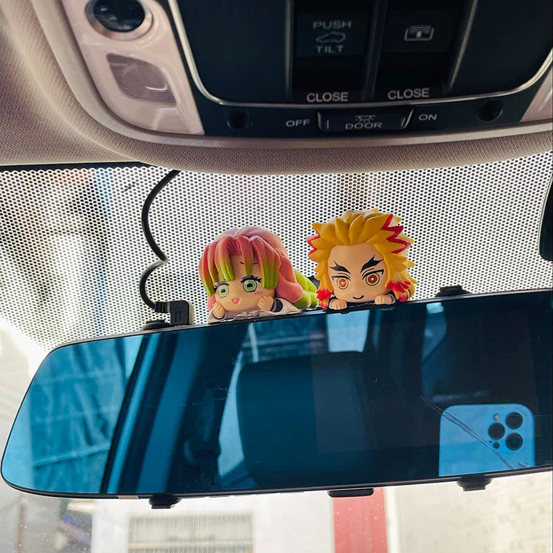 Demon Slayerr Kamado Tanjirou 3 - Pose Car Dashboard Figures - Sitting/Sleeping/Standing Anime Decor