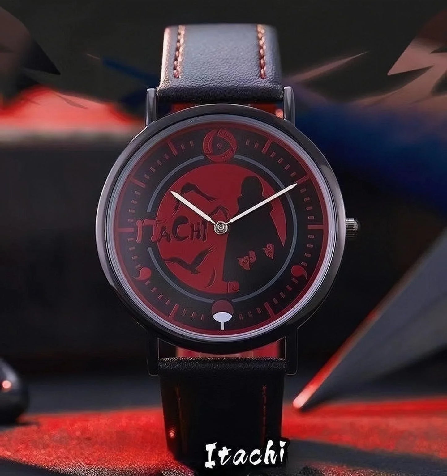Sasuke/Kakashi/Itachi Quartz Watch - 30M Waterproof, Unisex, Anime Dial, Casual Daily Wear