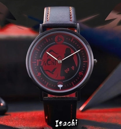 Sasuke/Kakashi/Itachi Quartz Watch - 30M Waterproof, Unisex, Anime Dial, Casual Daily Wear