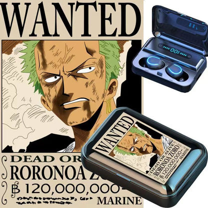 Luffy/Zoro Bluetooth 5.0 Headphones - Wireless Lossless Audio Earphones, Noise Reduction