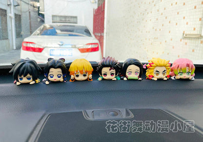 Demon Slayerr Kamado Tanjirou 3 - Pose Car Dashboard Figures - Sitting/Sleeping/Standing Anime Decor
