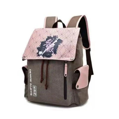 Demon Slayerr Tanjirou/Nezuko/Zenitsu/Giyuu Sturdy Oversized Backpack - High - Capacity Anime Travel Bag