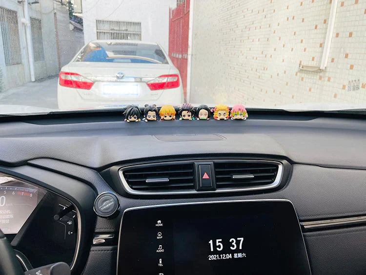 Demon Slayerr Kamado Tanjirou 3 - Pose Car Dashboard Figures - Sitting/Sleeping/Standing Anime Decor