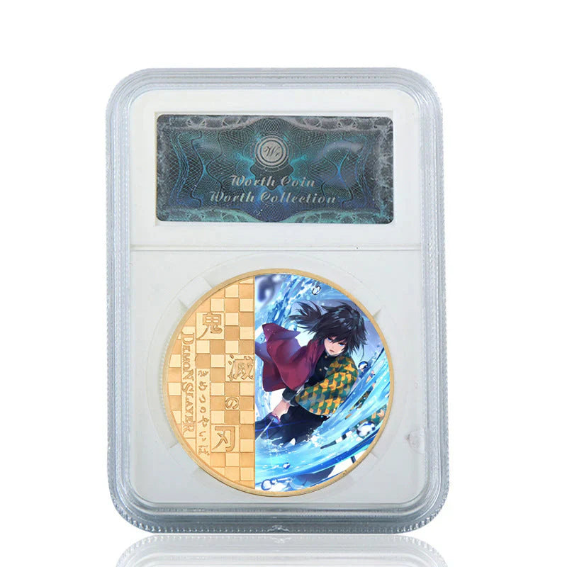 Demon Slayerr Tanjirou 24K Gold Plated Official Bank Coins - Limited Edition Commemorative Collection