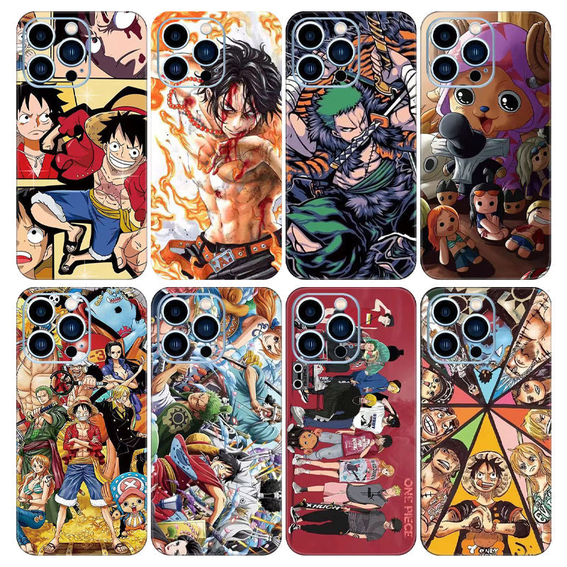 Customizable！ iPhone Skin Sticker - Beautiful Anime Pattern Decal