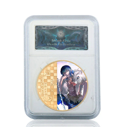 Demon Slayerr Tanjirou 24K Gold Plated Official Bank Coins - Limited Edition Commemorative Collection