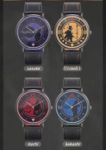Sasuke/Kakashi/Itachi Quartz Watch - 30M Waterproof, Unisex, Anime Dial, Casual Daily Wear