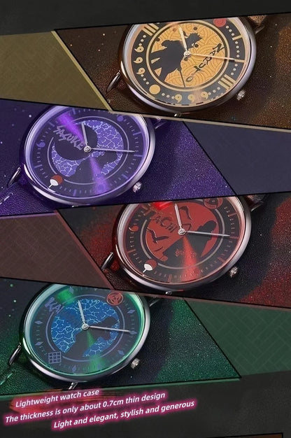 Sasuke/Kakashi/Itachi Quartz Watch - 30M Waterproof, Unisex, Anime Dial, Casual Daily Wear